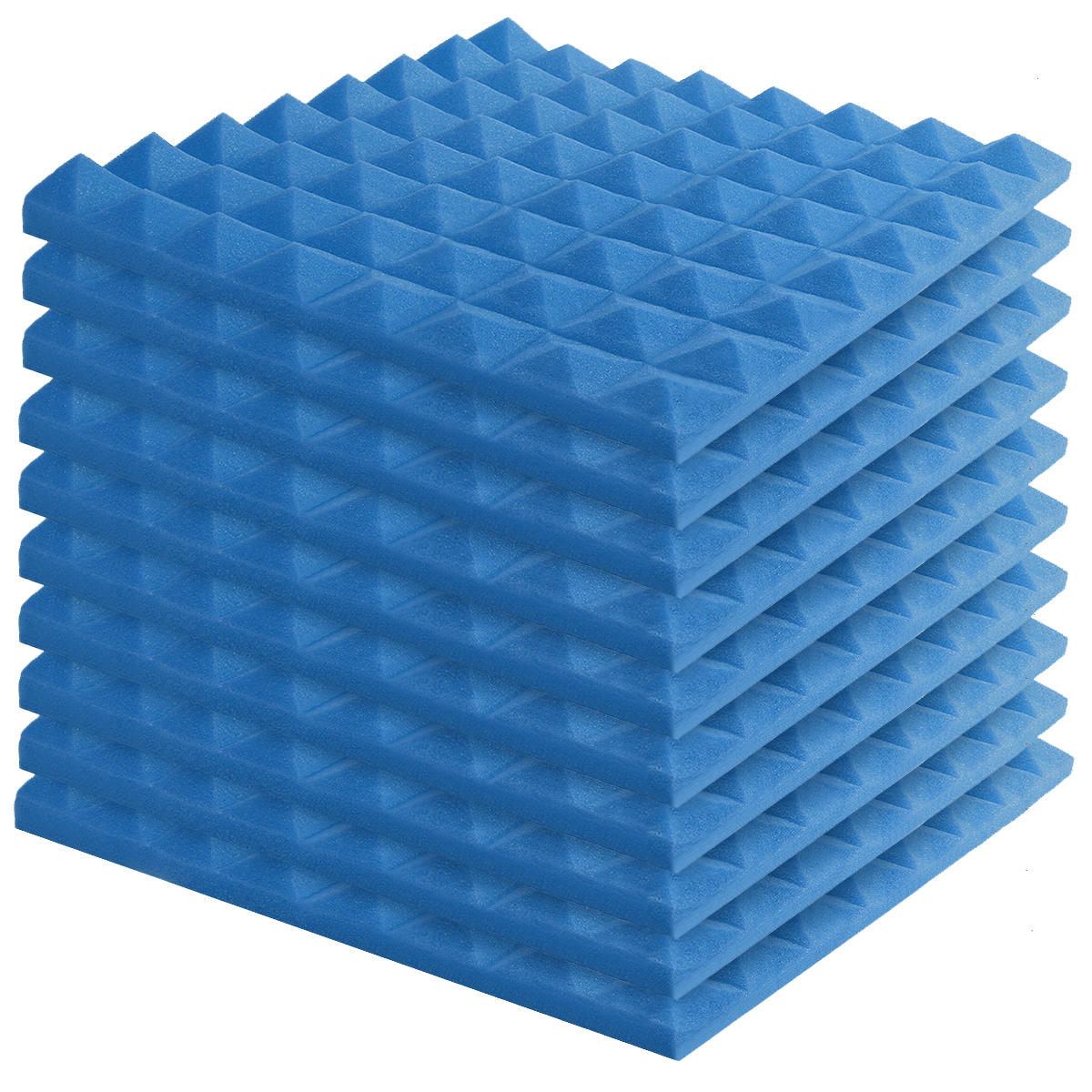 6 stuks akoestisch schuim behandeling geluiddicht geluidsabsorberende lawaai spons studio kamer absorptie wedge tegels schuim