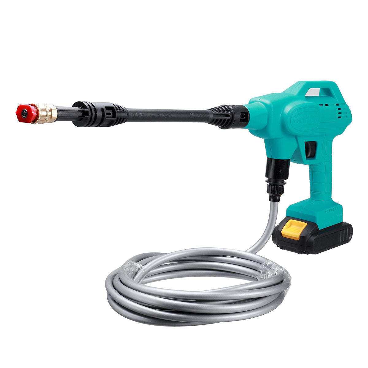 21v hogedrukreiniger draadloze elektrische auto wasmachine auto wassen spuitpistolen w/geen/1/2 batterij voor auto huis tuin magazijnen
