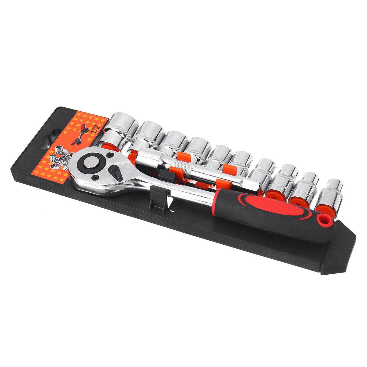 1/4 drive ratel dopsleutel handvat 24 tands ratel quick-release spanner