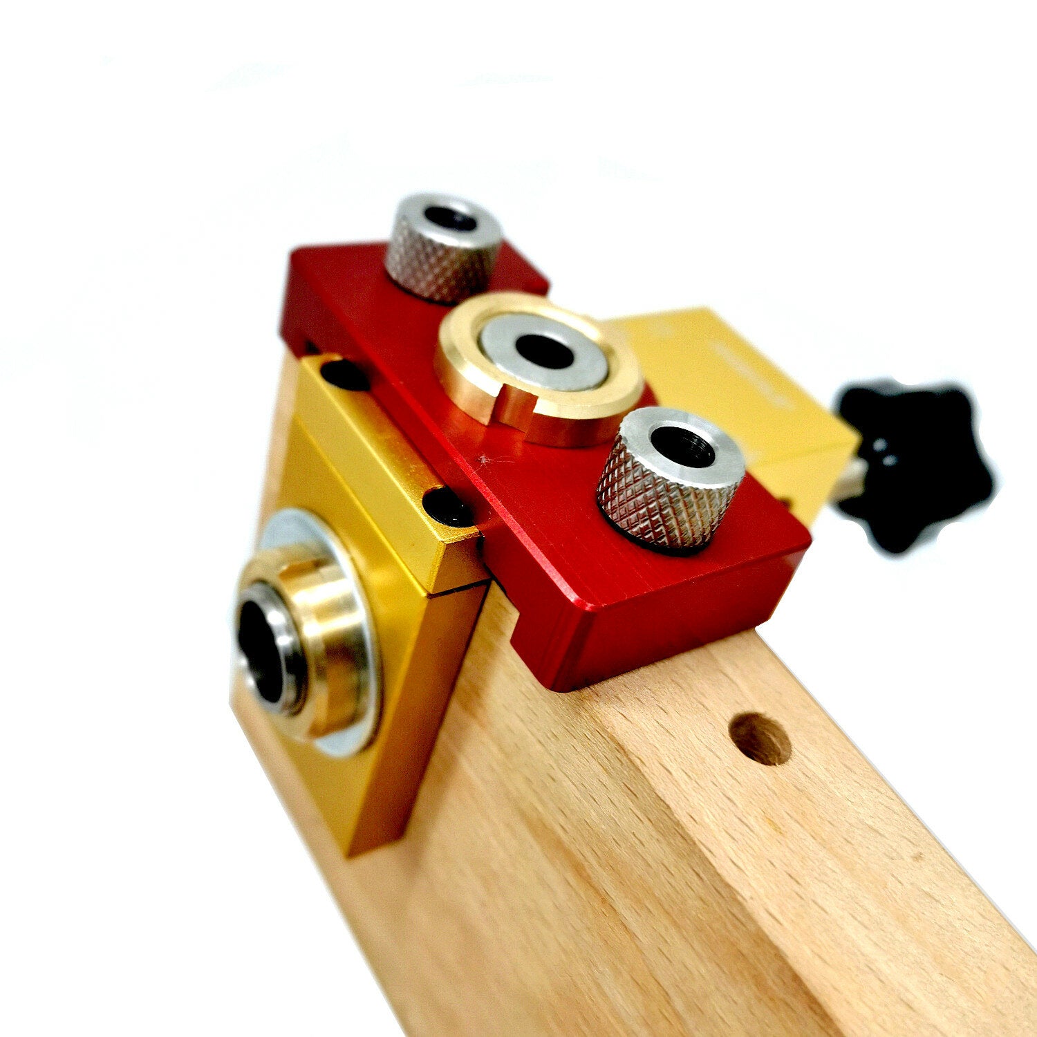 3 in 1 dowelling jig houtbewerking verstelbare aluminium boorgeleider locator