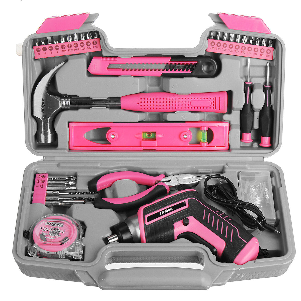 dc4.0v max 1300mah 200rpm 4.0nm huishoudelijke multifunctionele elektrische schroevendraaierset