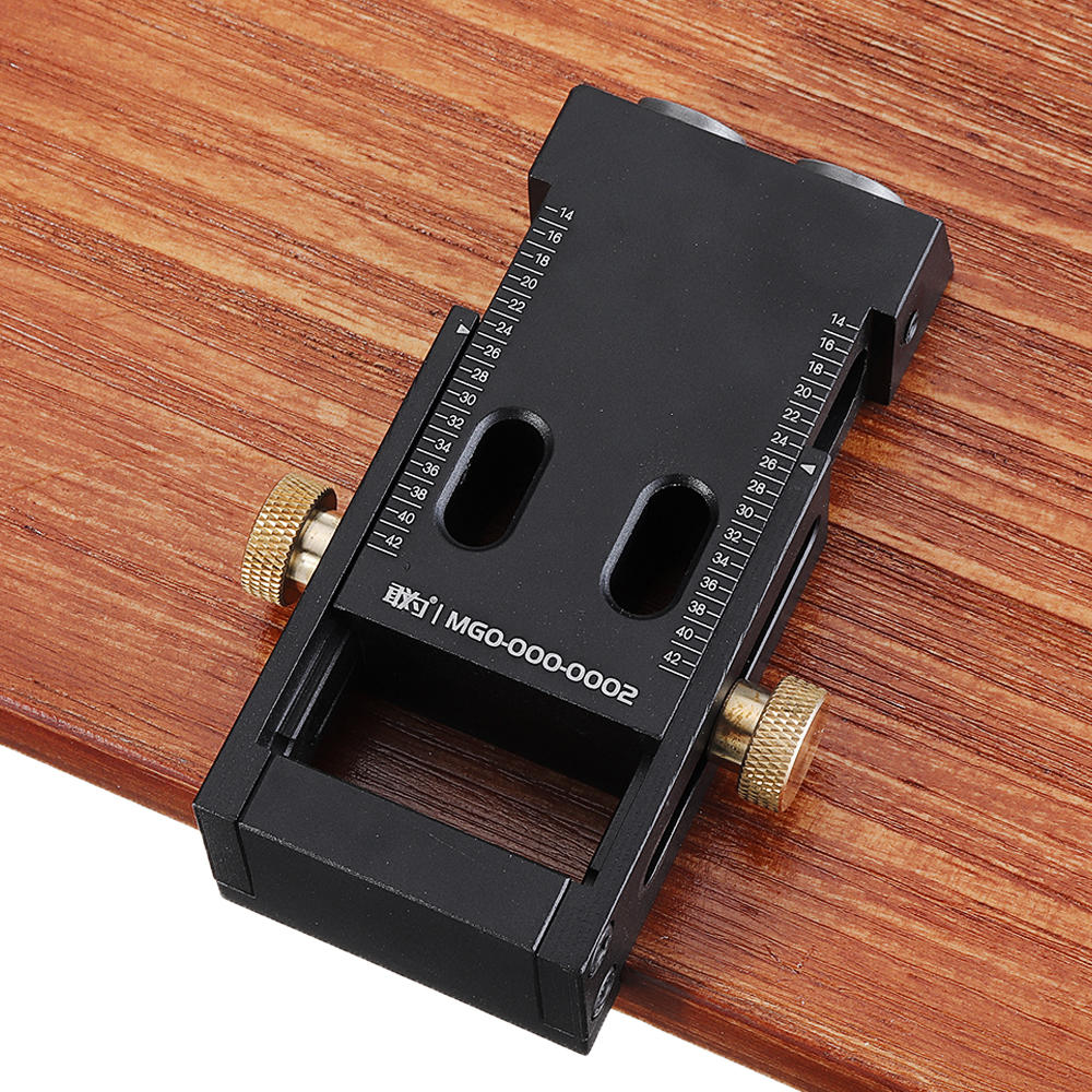 houtbewerking aluminium pocket hole jig 9mm timmerwerk perforator locator hoekboorgeleider met stappenboorset