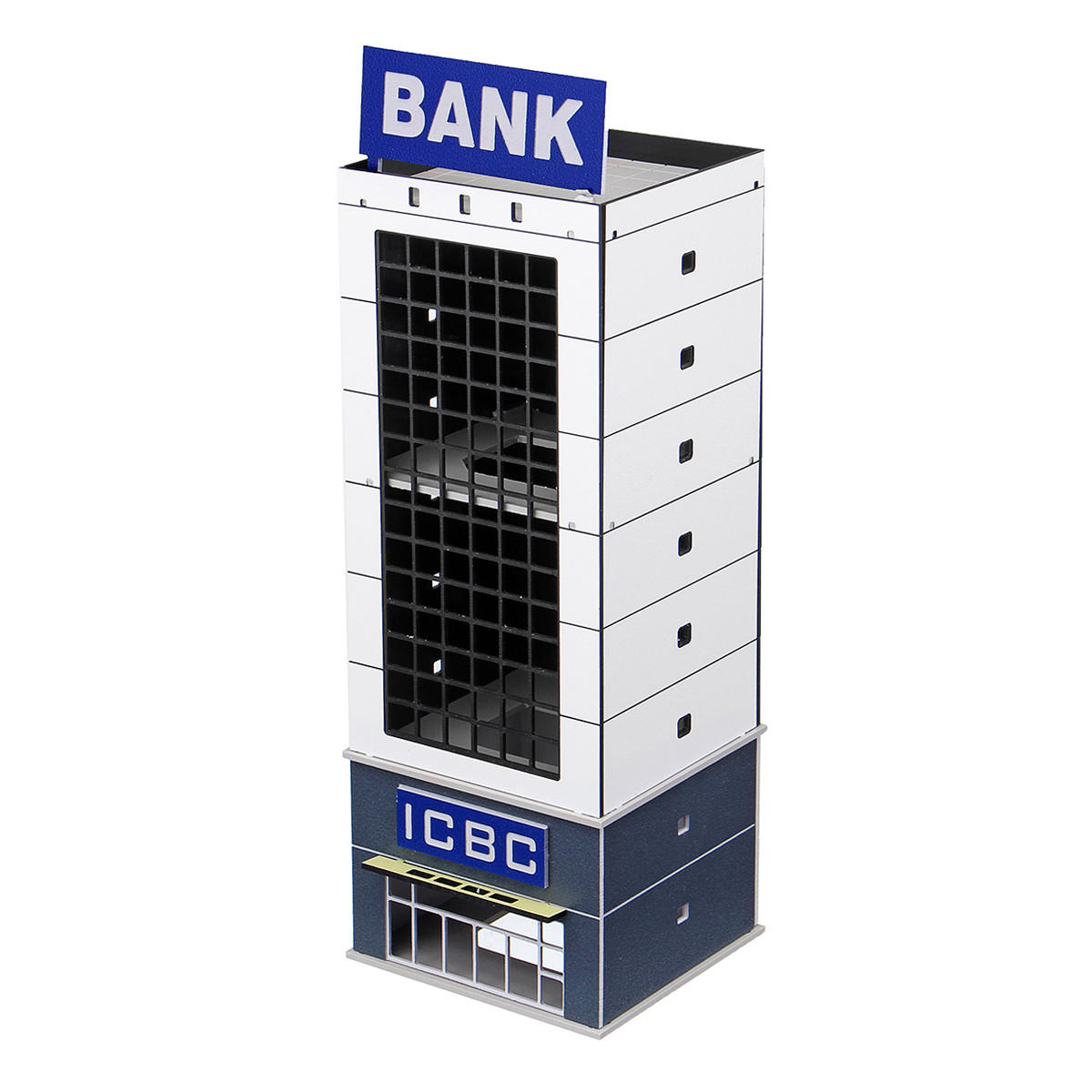 1/150 outland modern building model bank n-schaal voor gundam-geschenken
