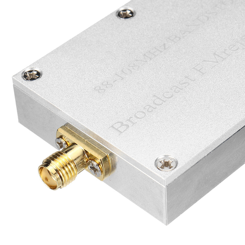 88-108mhz bandstopfilter rtl-sdr bloguitzending met mannelijke fm-connector naar sma mannelijke connector