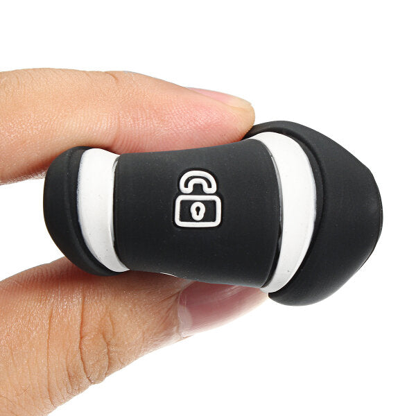 3 button silicone smart remote key cover fob case sleutelhouder met sleutelhanger voor tesla model x