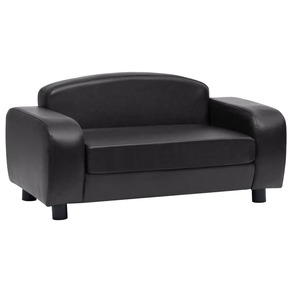 hondenbank zwart 31.5 x19.7 x15.7 kunstleer