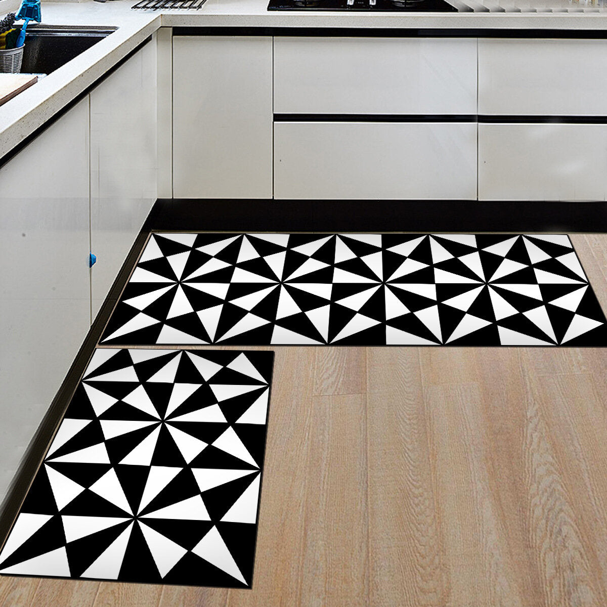 2 stuks huis keuken vloermat antislip loper anti vermoeidheid tapijt set