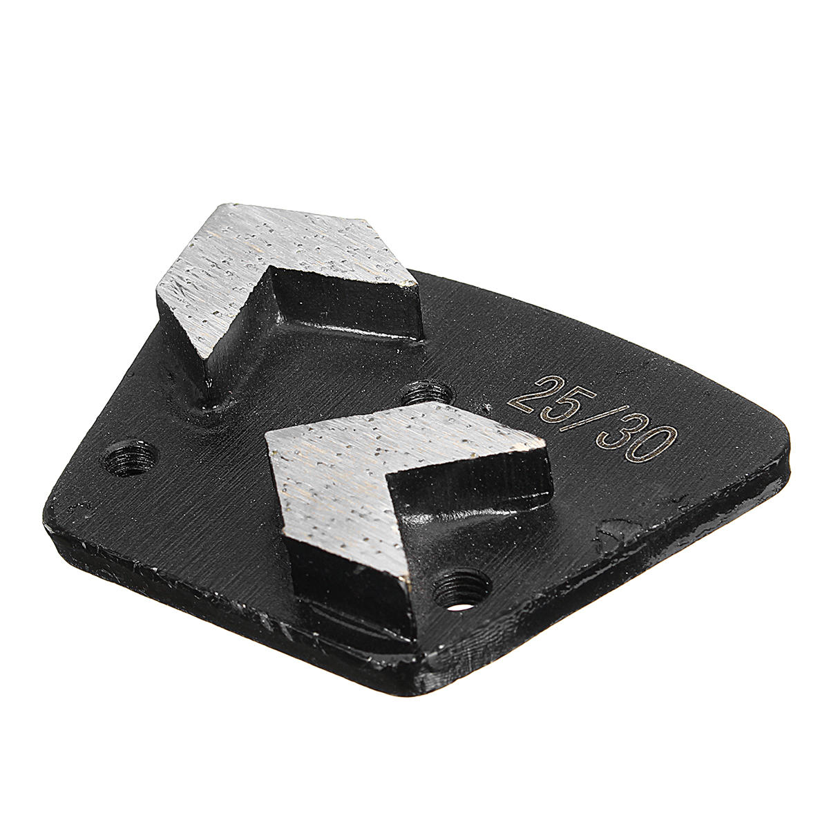 25/30 grit medium bond plate trapezoïde slijpschijf voor bolt on grinders