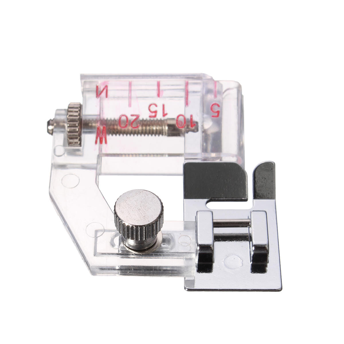 6/12/18/25mm stof biasband maker kit set bindmiddel voet voor naaien quilten + awl