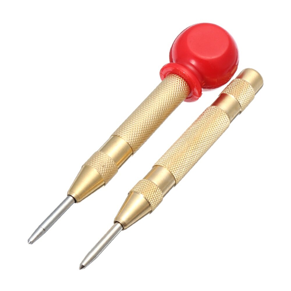 6mm automatic center pin punch spring loaded marking starting holes tool