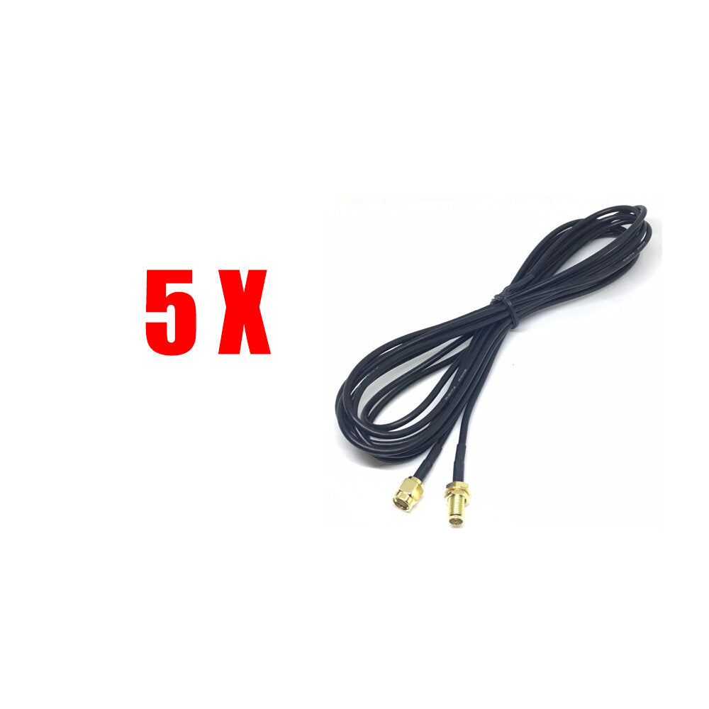 3m wi-fi antenne verlengkabel rp-sma voor wifi wan router