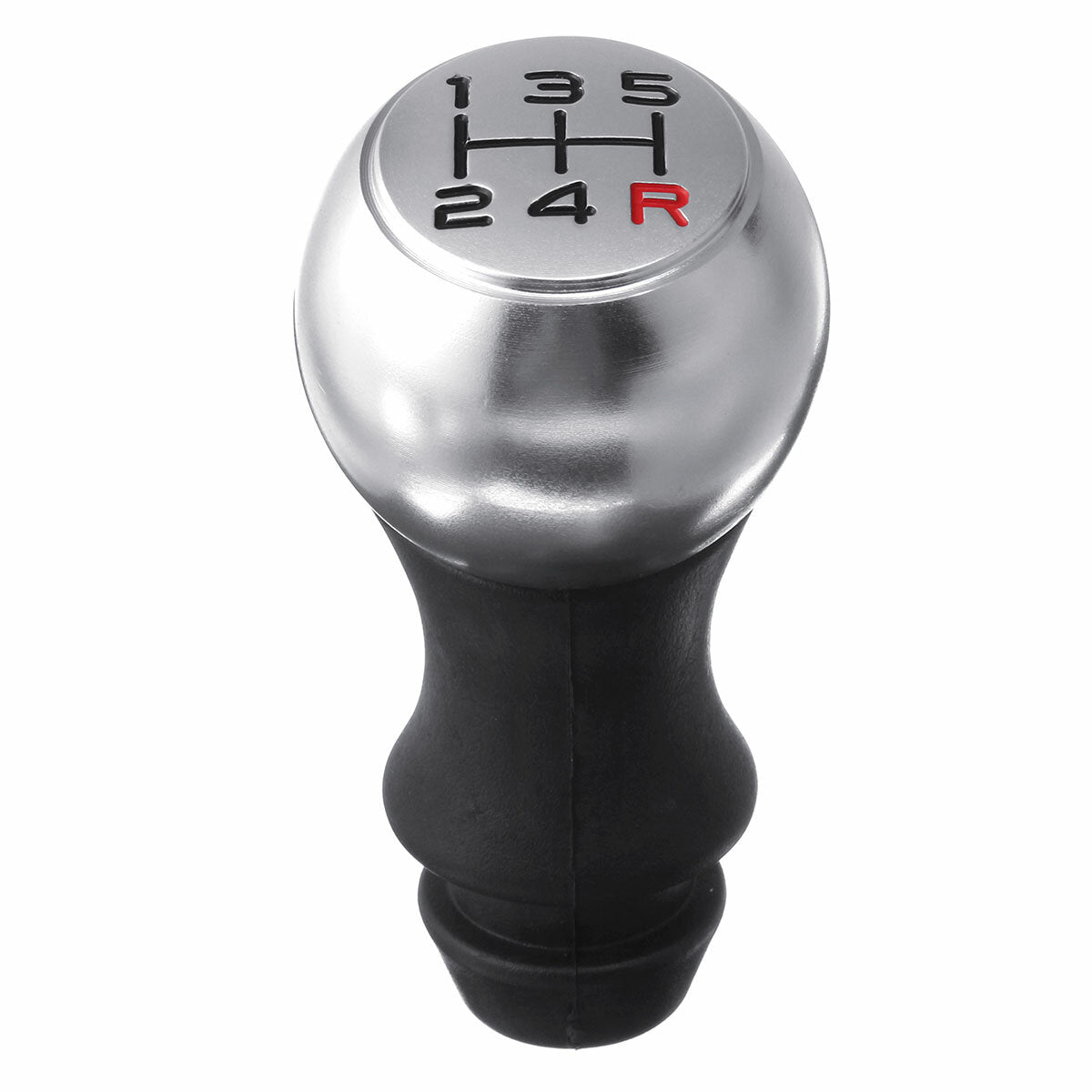 5 speed pookknop shifter mat chroom voor peugeot 106206306207307407