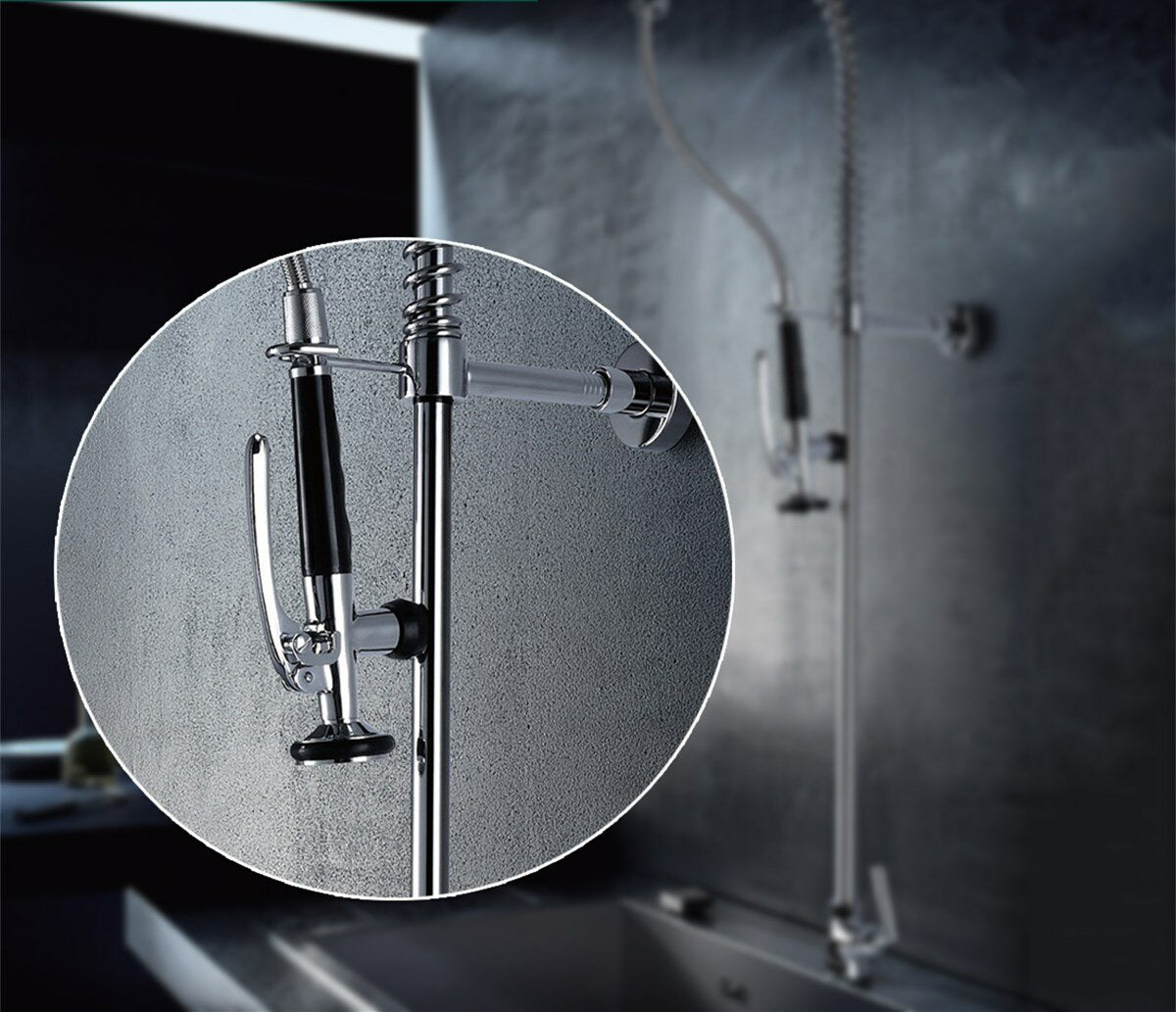 keuken spray head swivel sink pull down pre-rinse kraan kraan sproeier repalcement part