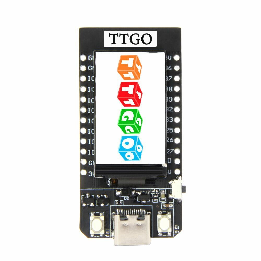 lilygo® ttgo t-weergave esp32 ch9102f wifi bluetooth module 1.14 inch lcd development board