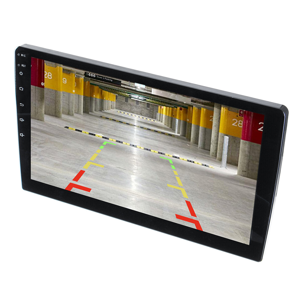 10.1 inch 2din voor android 8.1 auto stereo radio 1 + 16g ips 2.5d touchscreen mp5 speler gps wifi fm met backup camera