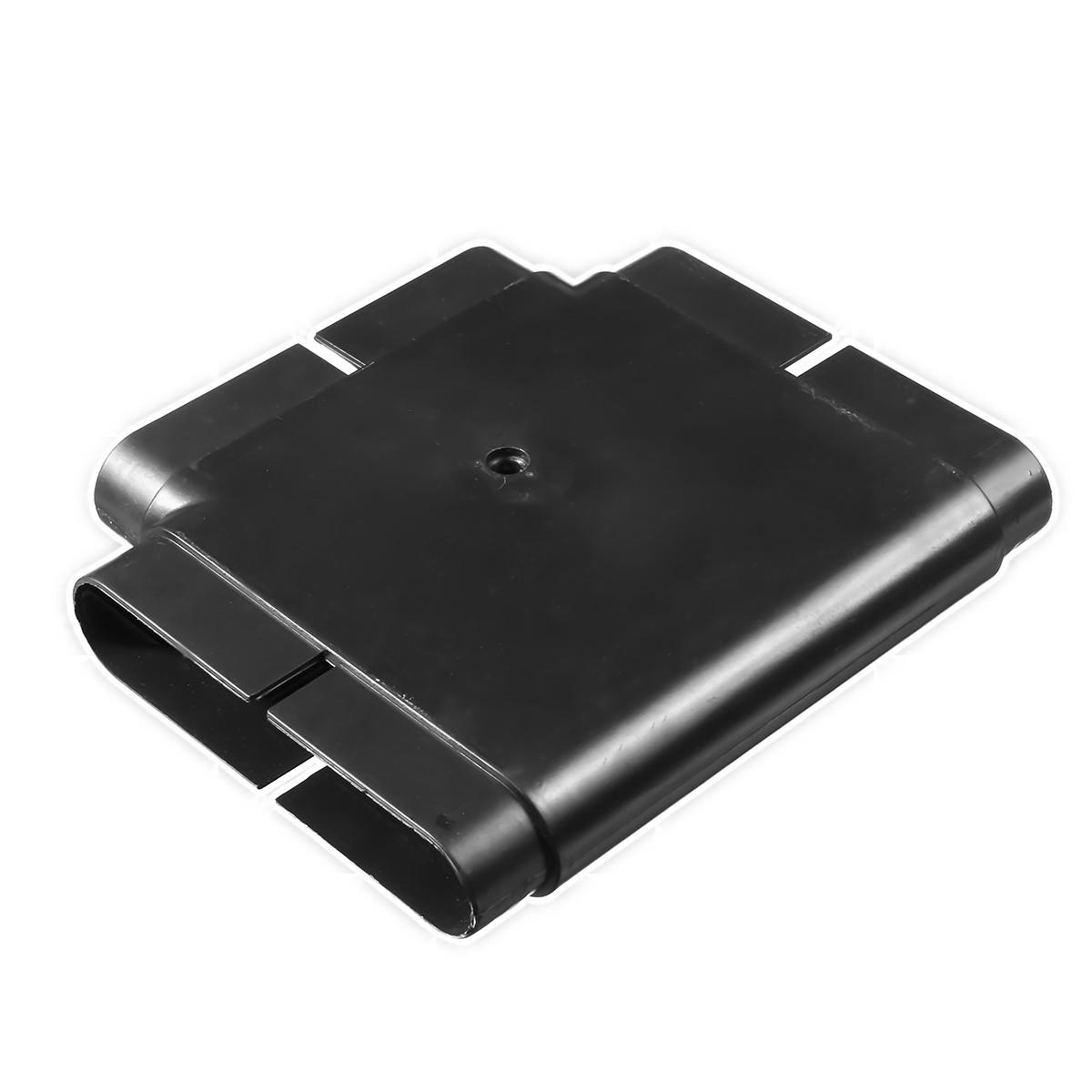 pvc ventilatiesysteem milieubescherming platte pvc buis t-stuk connector 132x30mm