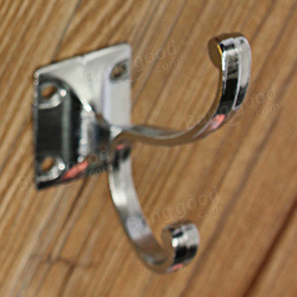 retro zinklegering mount hooks handdoekklerenhoed mantelhanger voor deurwand