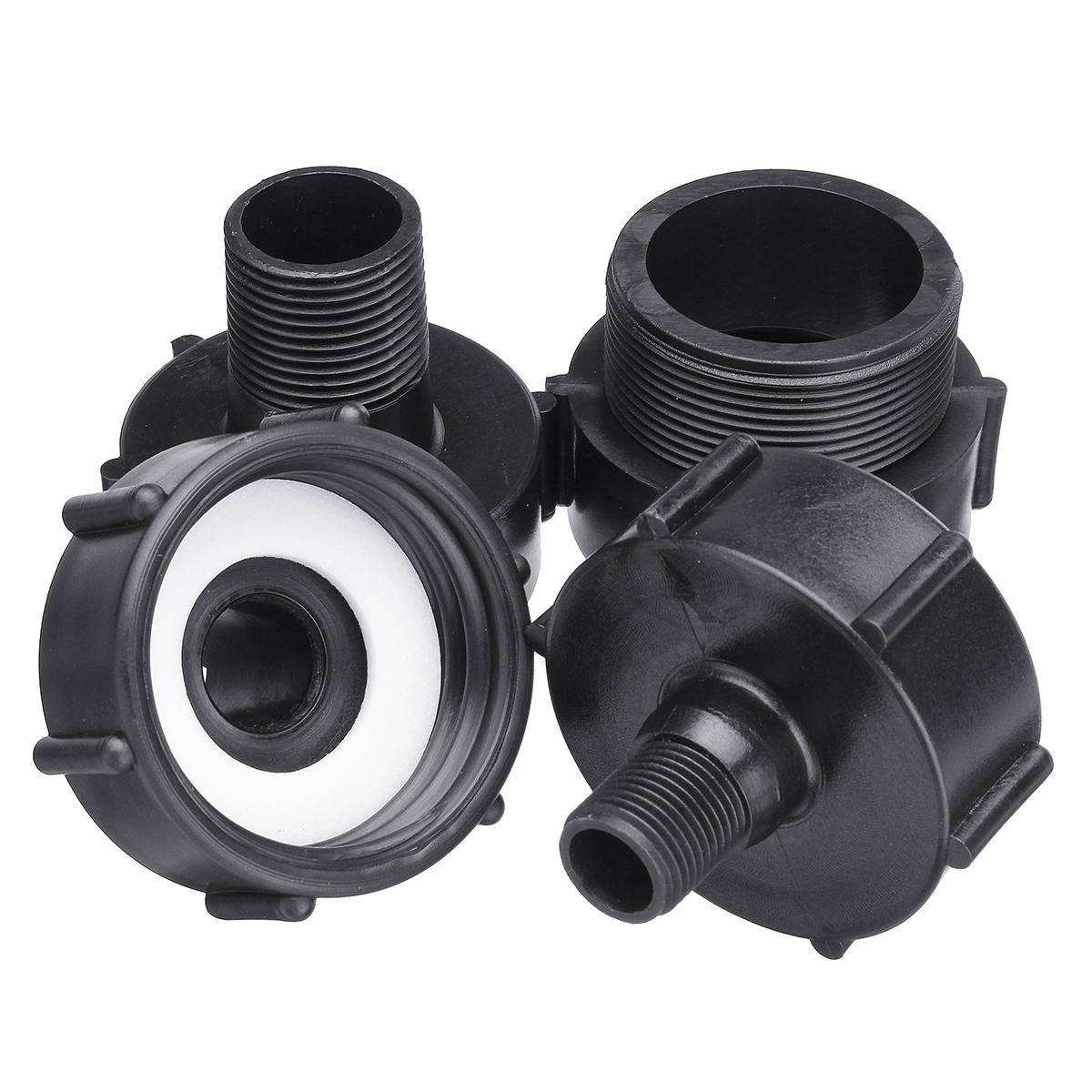 1000l ibe tote tank afvoer adapter grove draad tuinslang adapter