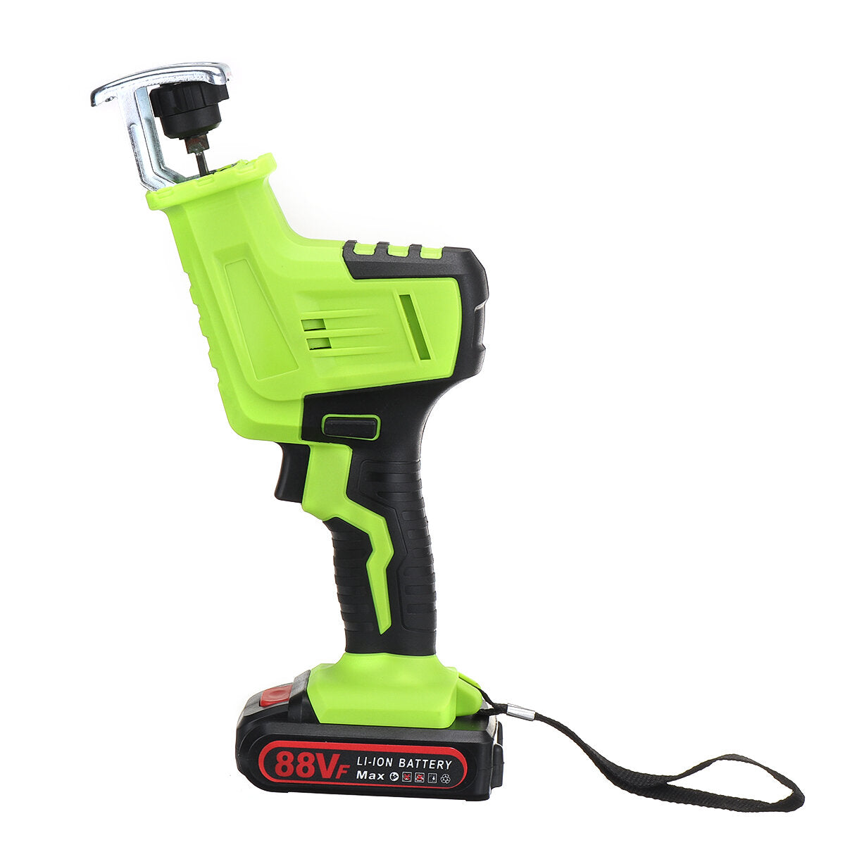 21v elektrische reciprozaag hout metaal plastic zaaggereedschap w / 1pc batterij & 4 stuks vergeldend mes