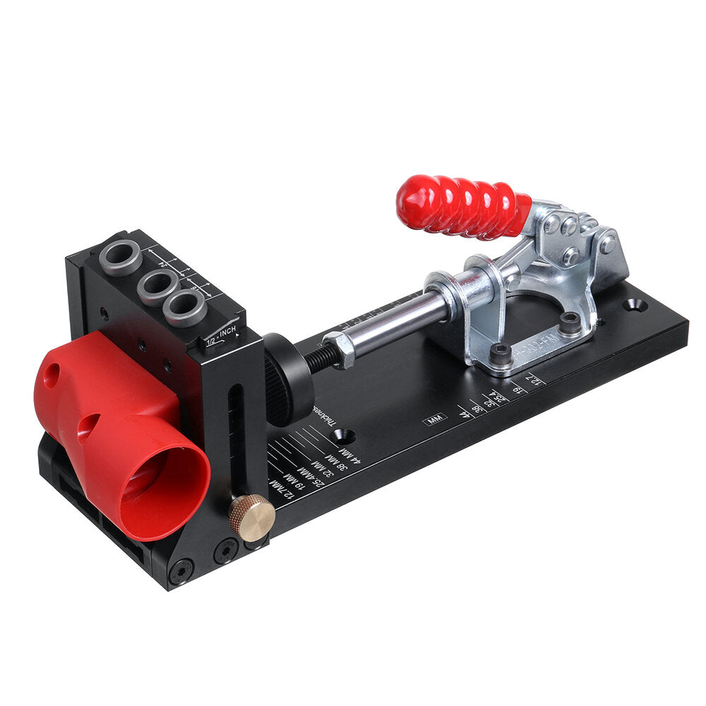 enjoywood xk4 pocket hole jig kit aluminium verstelbare houtbewerking boorgids voor schuine gaten met boor