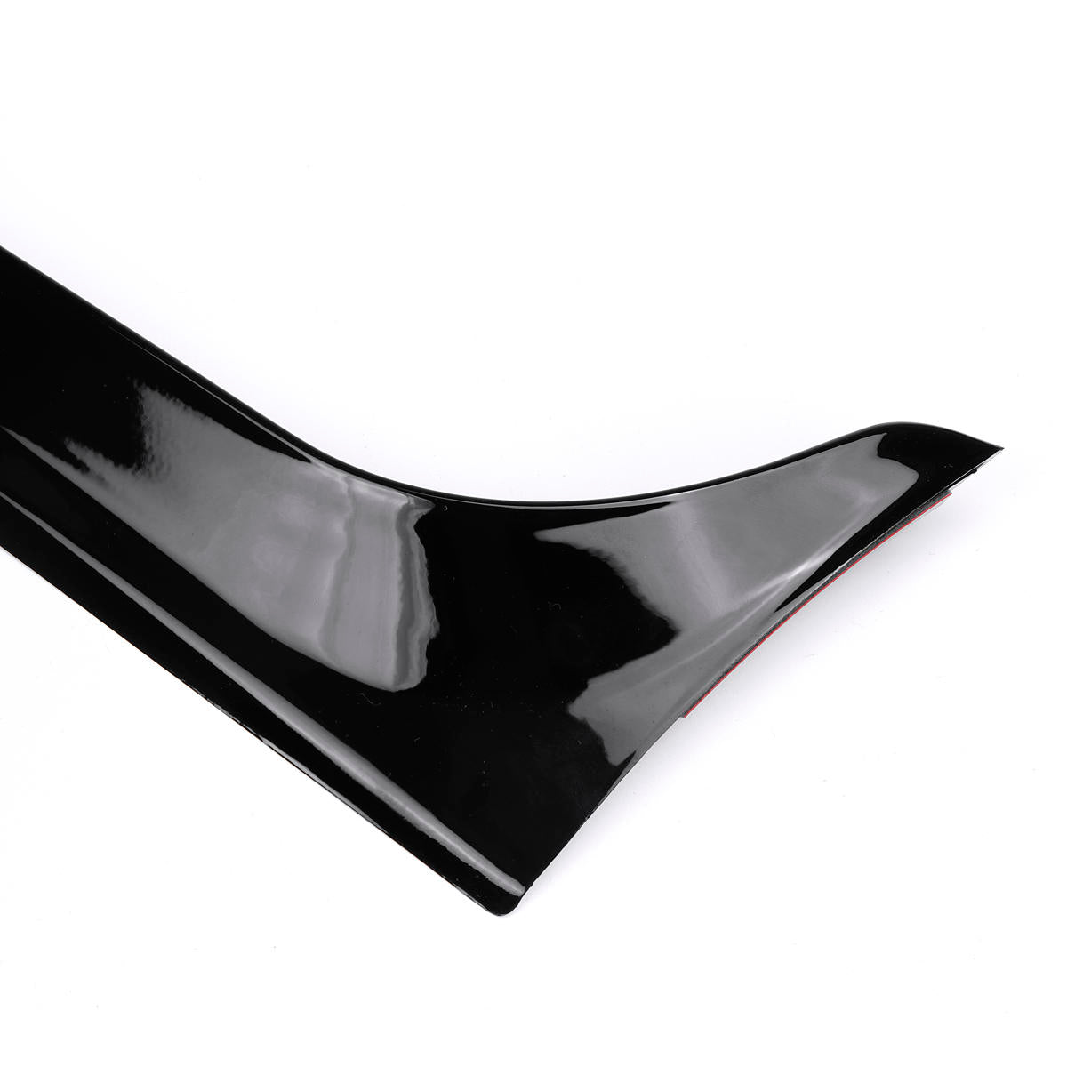 2 stuks auto zwart gloss black achterruit side spoiler wing canards splitter voor vw golf 6 mk6 2008-2013