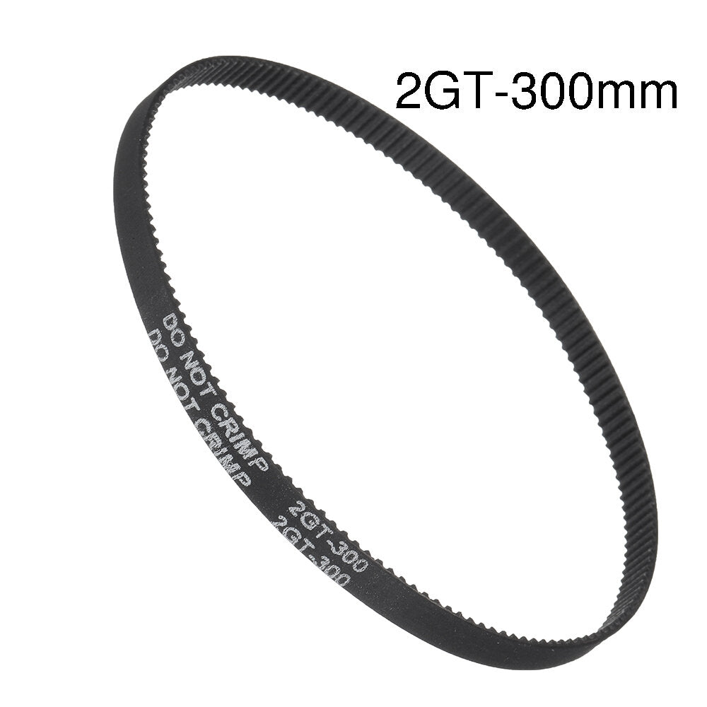 gt2 6 mm distributieriem met gesloten lus antislip versie 2gt 110/112/122/158/200/280/300/320/400/610/852/1220 mm rubberen synchrone riem