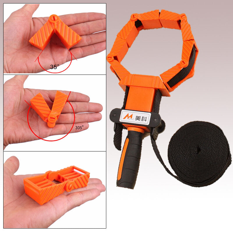 Multifunctionele klem voor houtbewerking, snel verstelbare bandklem, polygonale klem 90 graden rechthoekige hoekklemmen van fotolijst Multifunctionele klem voor houtbewerking, snel verstelbare bandklem, polygonale klem 90 graden rechthoekige hoekklemmen van fotolijst