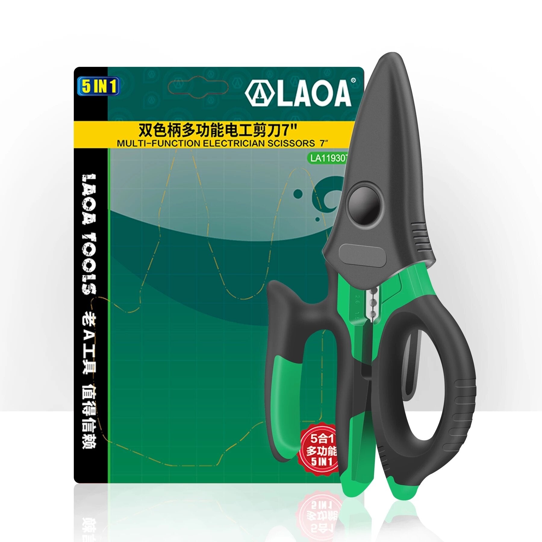 laoa 6 /7 draadknipper elektricien schaar crimpper roestvrij draad stripper krimptang