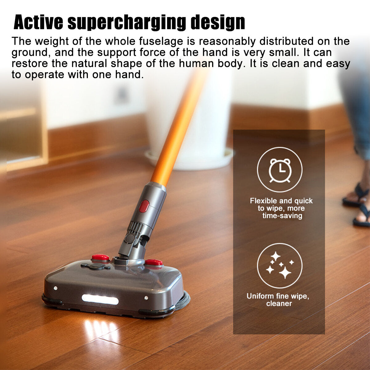 1 stuks elektrische mop hoofd vervangingen voor dyson v7 v8 v10 v11 stofzuiger onderdelen accessoires [niet-originele]