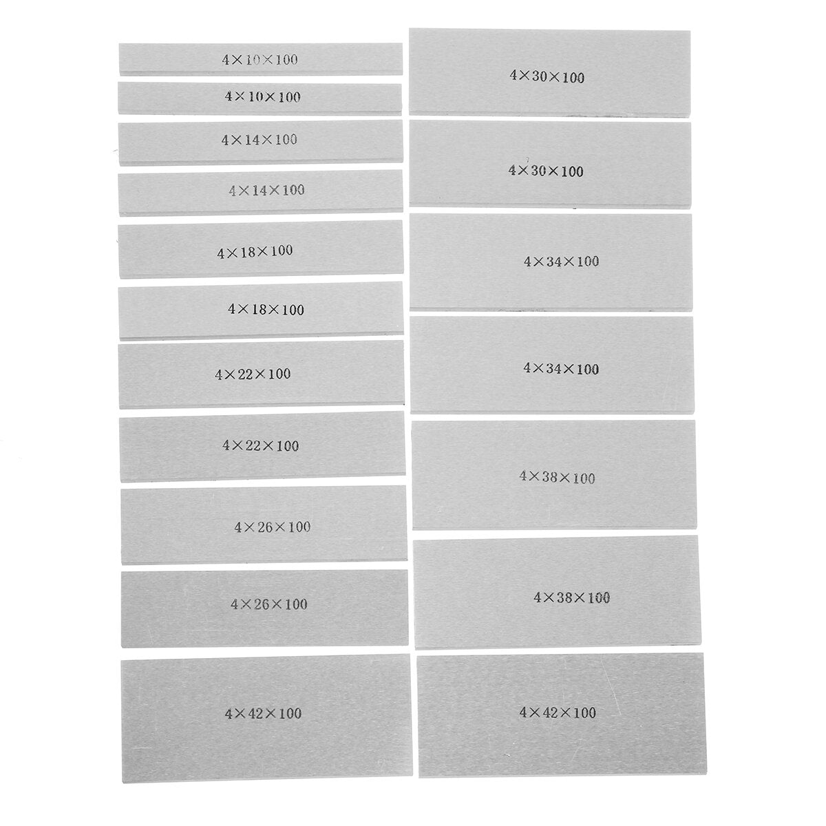 18 stuks parallel pad maatblok cnc frezen pads set parallelle ondersteuning base vice base