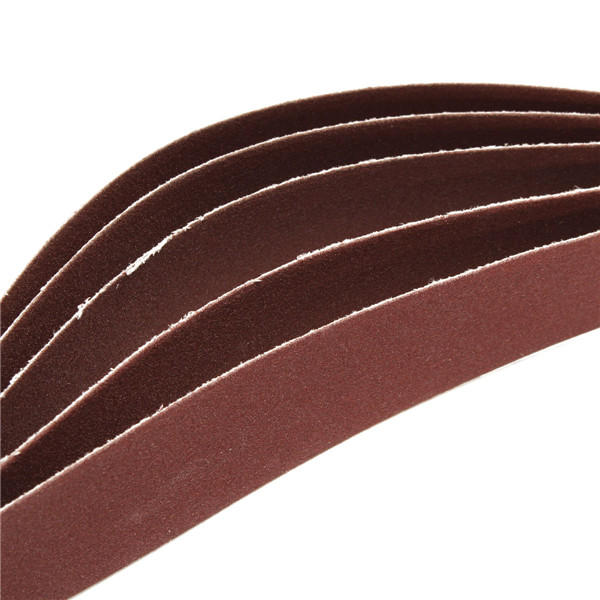 5 stuks 106x2.5cm 240 grit aluminiumoxide schuurbanden zelfslijpende oxide schuurstrips