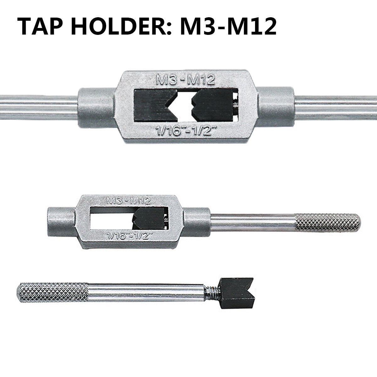 40-delige metrische tapsleutel en matrijs pro set m3-m12 moerbout legering metalen handgereedschap