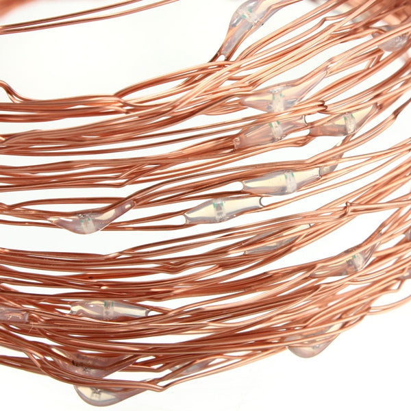 10m 100 led koperwire fee string licht batterij powered waterproof christmas party decor