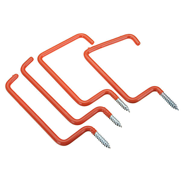 4 stuks 6.5mm ijzeren haken schroefplafond hangende haken met draad