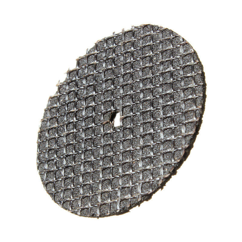 50 stuks zwart snijdende 32 mm wielschijf met 2 doornbits voor dremel roterende gereedschapsset