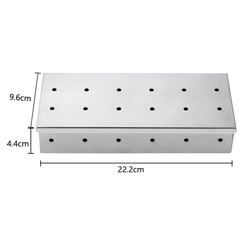 houtsnippers voor binnenshuis bbq grill accessoire-instrument met vleesinjectie