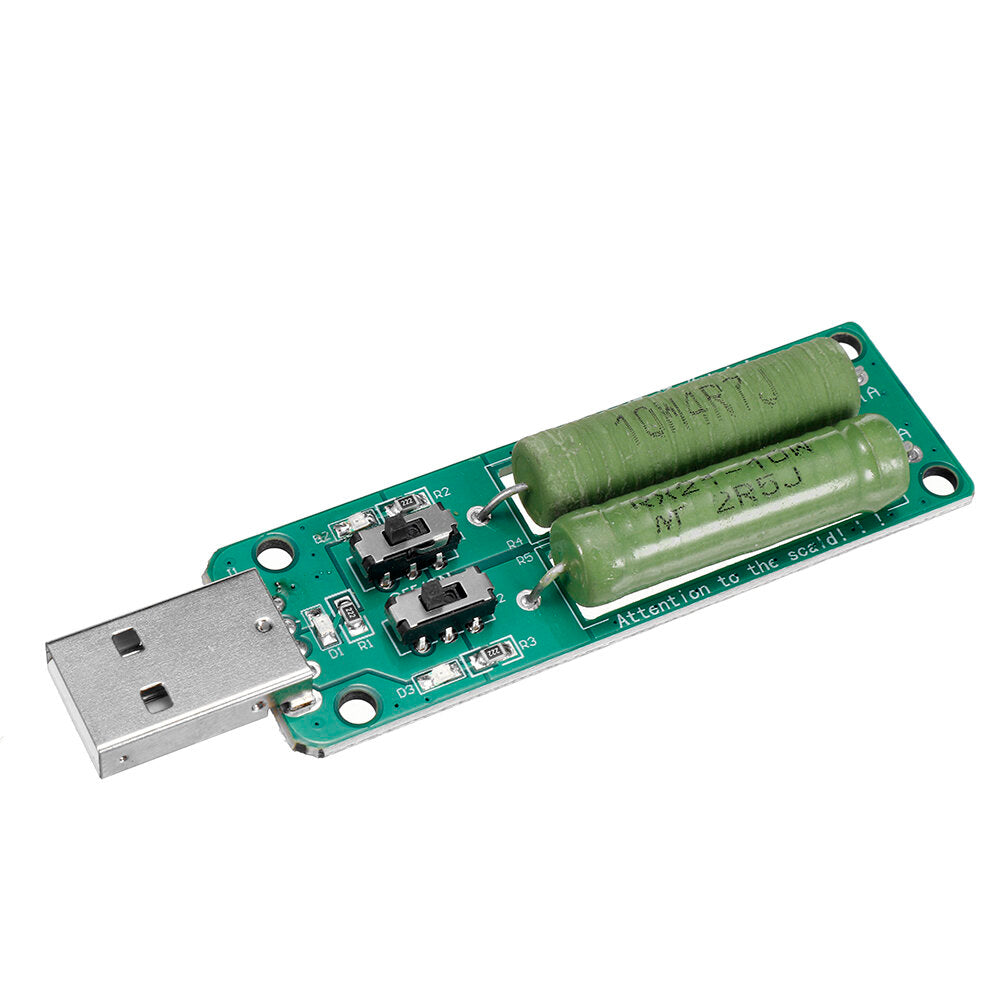 usb elektronische verouderingsweerstand lader 3a/2a/1a ontlading oplaadbank mobiele power test met verstelbare schakelaar