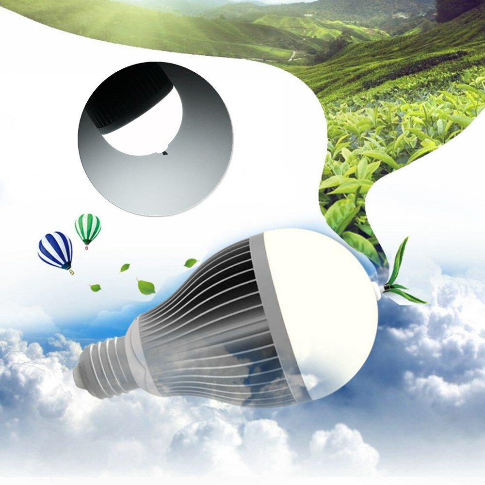 5w 7w 9w 12w 15w e27 smd3030 zilver goud puur wit negatieve ionen led globe lamp ac100-277v