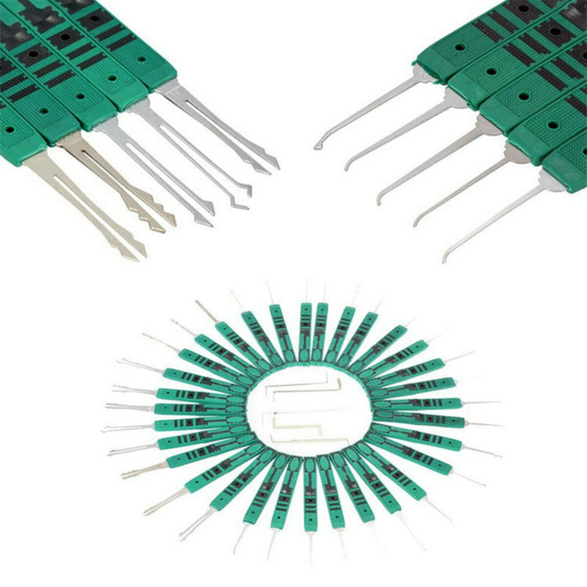 hangslot pick set voor slotenmaker training 38/24/17/15/11/5 stuks lock pick oefen gereedschap haken set