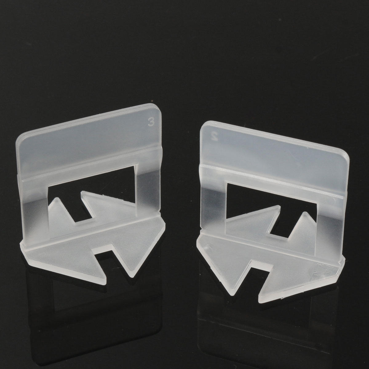 200 stuks 1 mm witte keramische tegels tegels toegankelijkheid afstandhouders kunststof clip