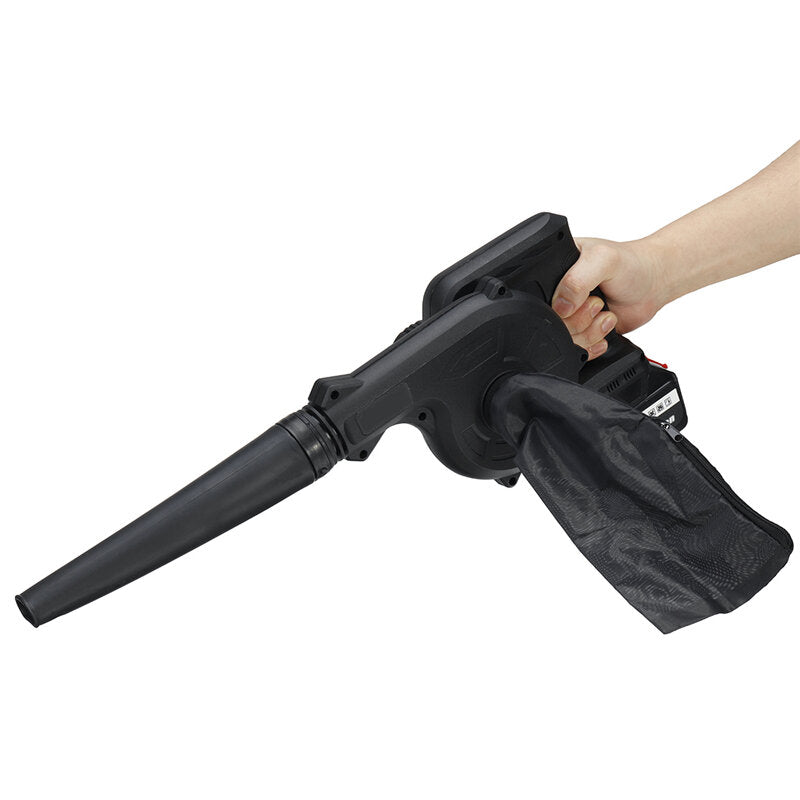 2-in-1880 w oplaadbare lithium batterij luchtblazer draadloze elektrische luchtblazer met 1/2 stuks batterij handheld blower machines reiniging voor makita 18 v batterij