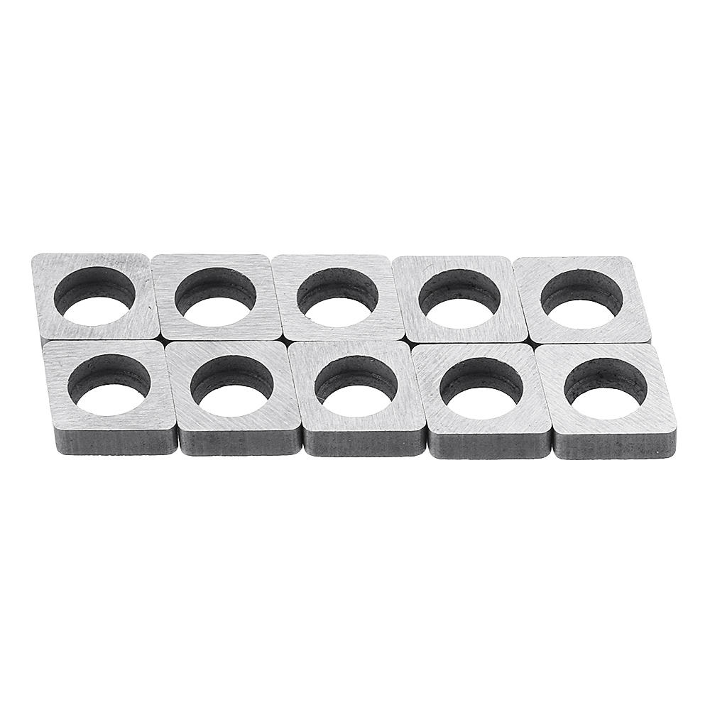 10 stuks carbide shim accessoires cutter pad mc0903 / mc1204 / mc1604 / mc1904 voor cnc draaibank gereedschap
