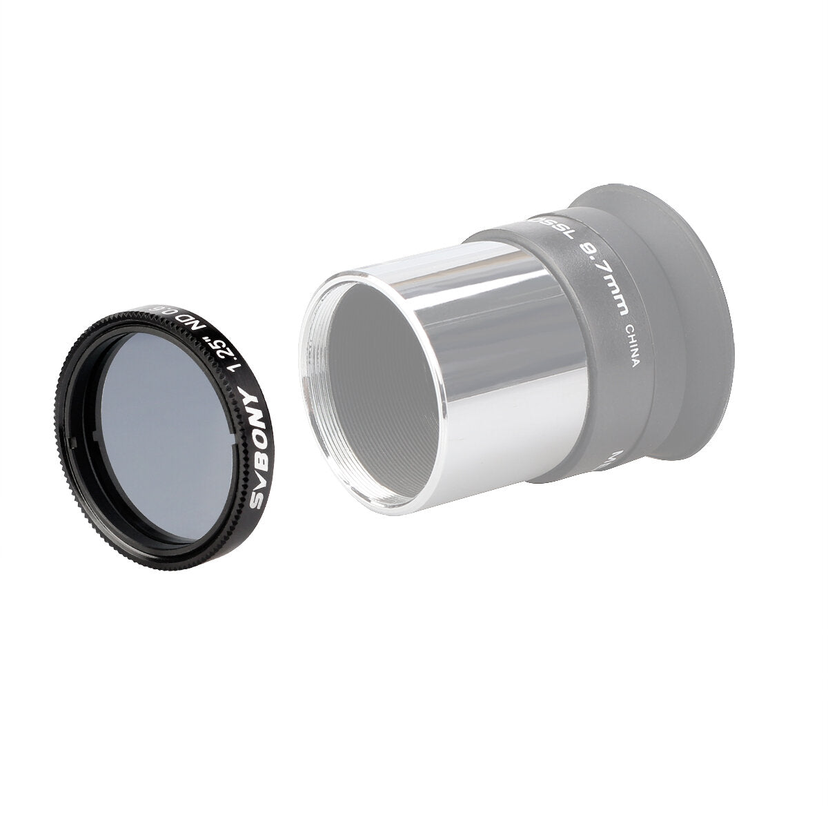 svbony sv139 1.25 inch neutral density filter voor telescoop oculair verminder maanoppervlakken algemene helderheid