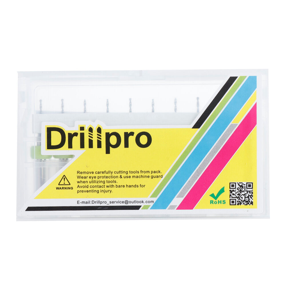 10st 0.6mm-1.5mm tungsten carbide pcb-boren printplaat mini cnc-boorset