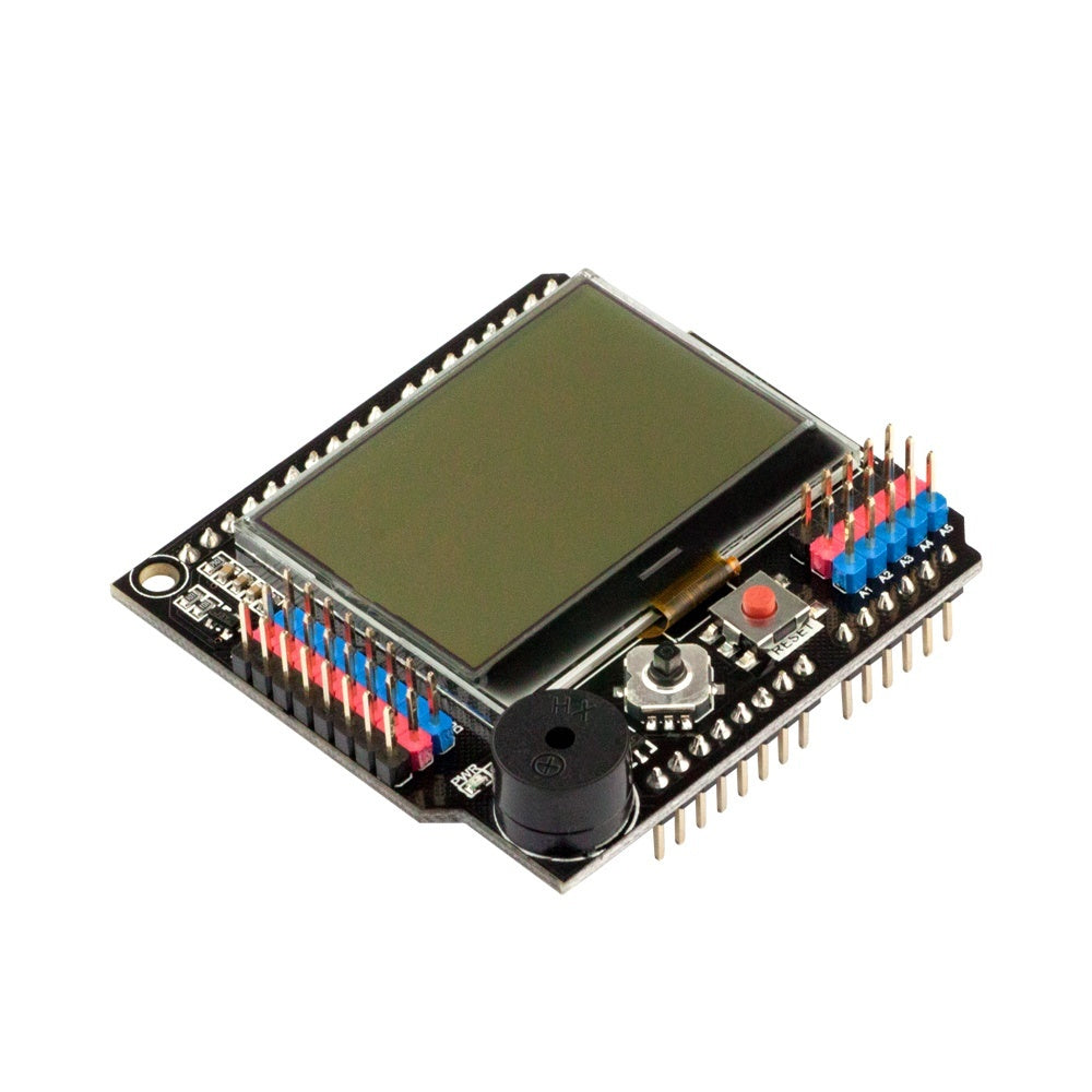 grafische lcd 128x64 display board buzzer shield