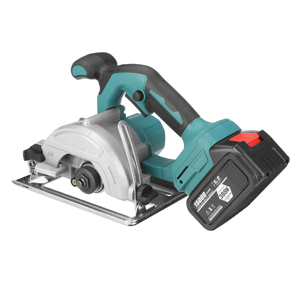 388vf elektrische cirkelzaag houtbewerking hout houtsnijder w / geen / 1/2 batterij voor makita