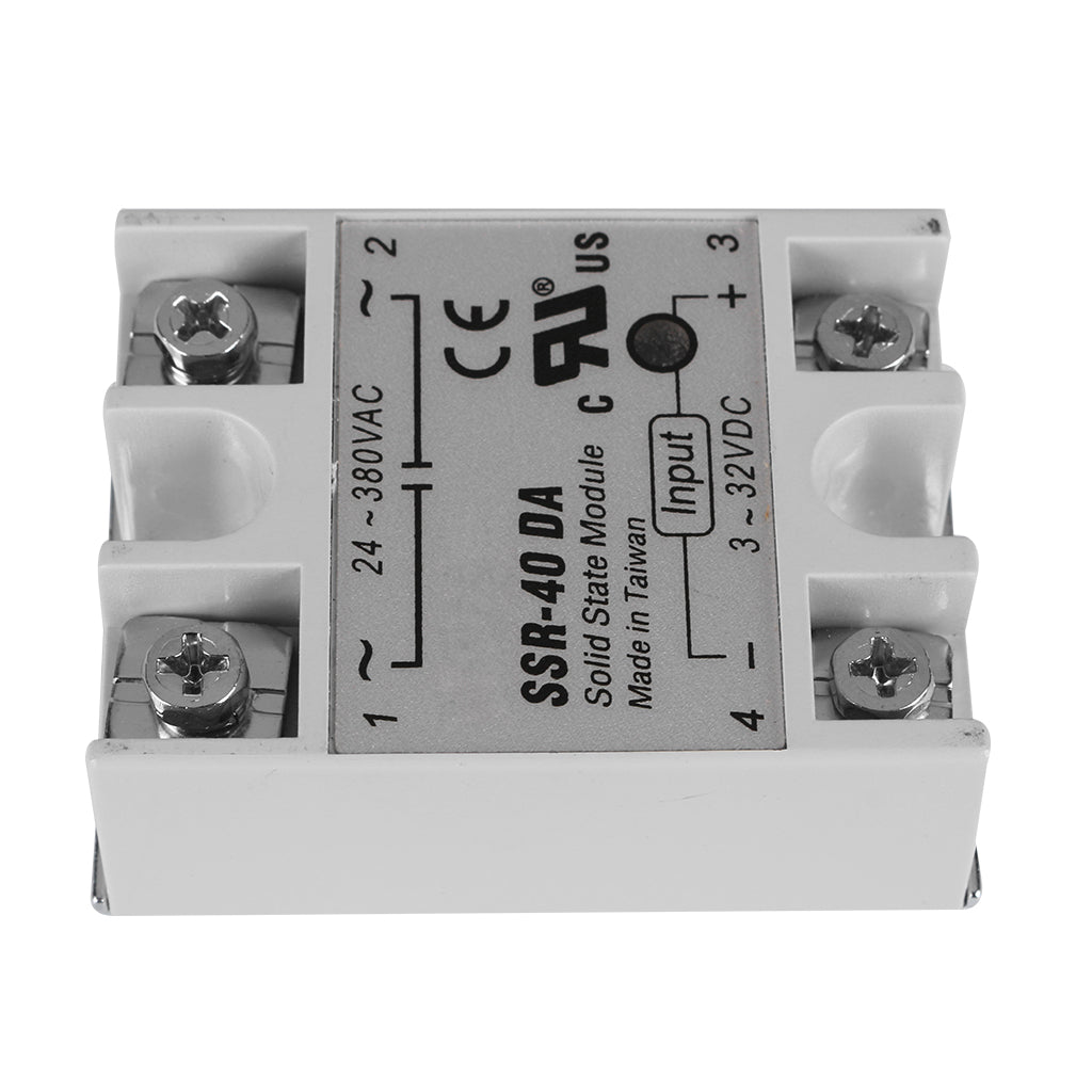 24v 40a single phase ssr-40 da solid state relais module voor 3d-printer onderdelen