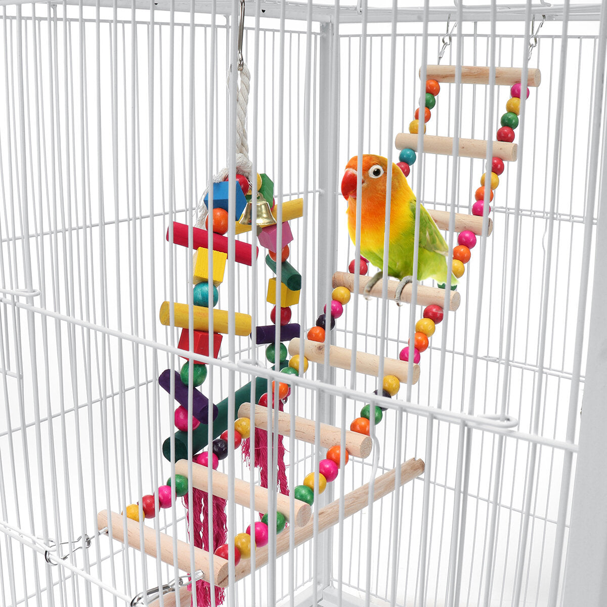 vogelkooi 45.6x45.6x86 cm voor valkparkieten afrikaanse grijze quaker zon parkieten groene wang conures duiven papegaai