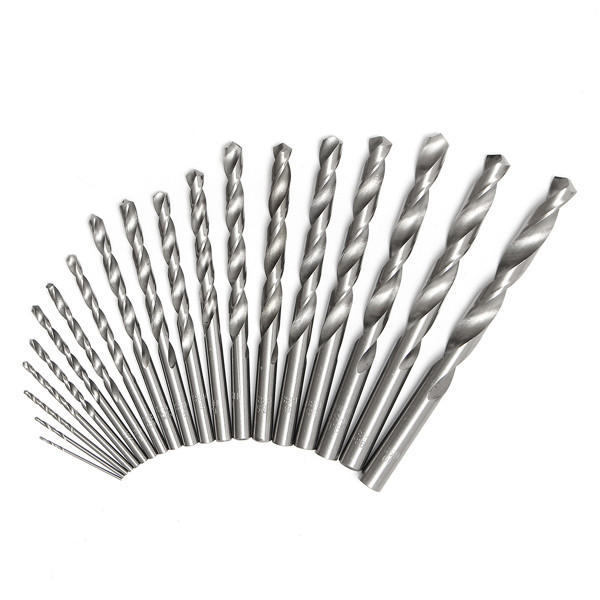 19-delige hss-spiraalboorset van 1.5 mm tot 10 mm