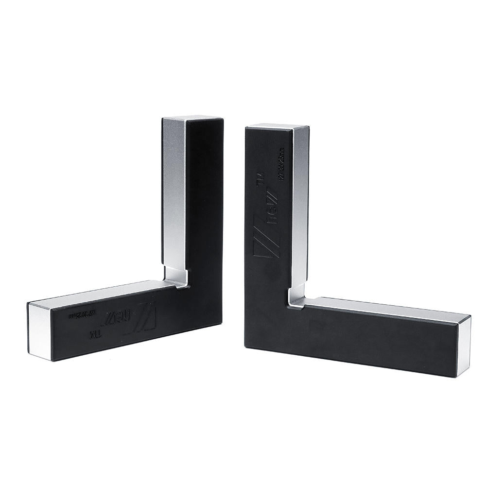 2 stuks aluminium haakse precisie klemmen vierkanten 127x127mm 90 graden machinist positionering houtbewerking klemgereedschap